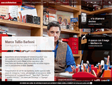 Tablet Screenshot of marcotulliobarboni.com